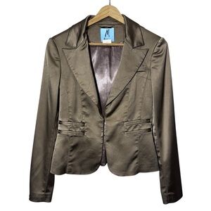 Marciano Fitted Champagne Gold Blazer Size 4